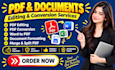 replace,fix or remove text in documents, pdfs