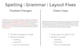 proofread and fix grammar, spelling and formatting errors