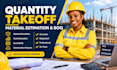 do construction quantity takeoff, material estimation and bill of quantities boq
