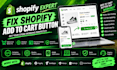 fix your shopify add to cart shopify cart shopify coding shopify bug shopify