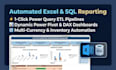 build automated excel dashboards, power query models and sql pipelines