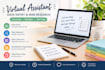 provide data entry, web research, and administrative support