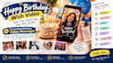 create personalized animated happy birthday greeting videos