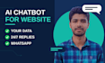 build ai chatbot, whatsapp chatbot, ai chatbot for website