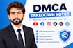 prepare dmca takedown notices for copyright infringement