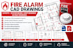 fire protection drawings autocad fire alarm