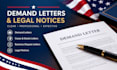draft professional demand letters and legal notices