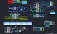 design pcb layout, electronic schematics and circuit boards