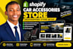 build a shopify car accessories dropshipping store