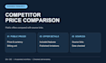 research three competitors and compare their public prices
