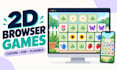 create a simple 2d HTML5 browser game