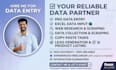 do professional data entry, web research and copy paste