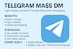 telegram mass dms, bulk message, sms campaign