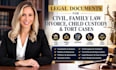draft child custody, visitation, parenting plan and child support documents
