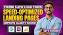 build fast loading landing page to boost ad quality score
