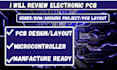 do layout pcb for esp32, stm32, nrf52, raspberry pi, microcontroller schematics