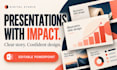 design an editable powerpoint business presentation