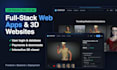 build a full stack web app with user login, database and 3d viewer