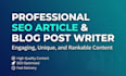 write professional blog posts and articles