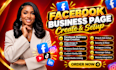 create and setup facebook business page