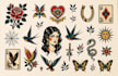 draw american traditional tattoo design