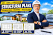 provide structural plans foundation framing roof plans