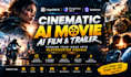 do cinematic ai movie ai film ai movie trailer with higgsfield ai veo 3 seedance