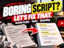 write youtube scripts about business, startups and side hustles
