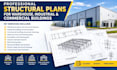 prepare structural plans for warehouse industrial and commercial buildings