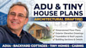 draft adu plans and tiny house architectural layouts
