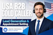 be your USA b2b cold caller lead generation appointment setting