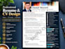 create a professional resume and CV