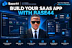 design scalable base44 saas mvp web app with database and payments