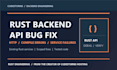 fix rust backend API bugs and build rest endpoints