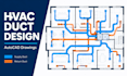 design hvac duct layout, heat load, duct sizing, diffusers in autocad