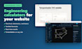 build engineering calculators for your website