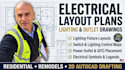 draft electrical power and lighting schematic layouts