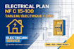 design electrical wiring diagram and tableau nfc15100 autocad