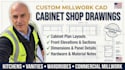 create millwork shop drawings and cabinet layouts