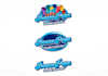 design alcoholic pop sicles cool logo
