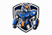 do unique mecha robot logo with express delivery