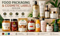 design food packaging and cosmetic labels