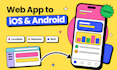 build lovable base44 bolt apps and convert website to ios android app