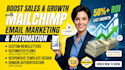 design mailchimp email newsletter and setup automation