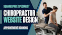 design a squarespace chiropractor website with appointment booking