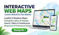build interactive web gis maps with leaflet or mapbox