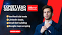do b2b lead generation, email list building, linkedin leads, sales leads