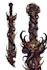 draw custom fantasy dnd weapons art and props