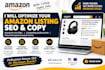 optimize your amazon listing SEO and copy
