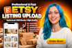 create SEO optimized etsy listings